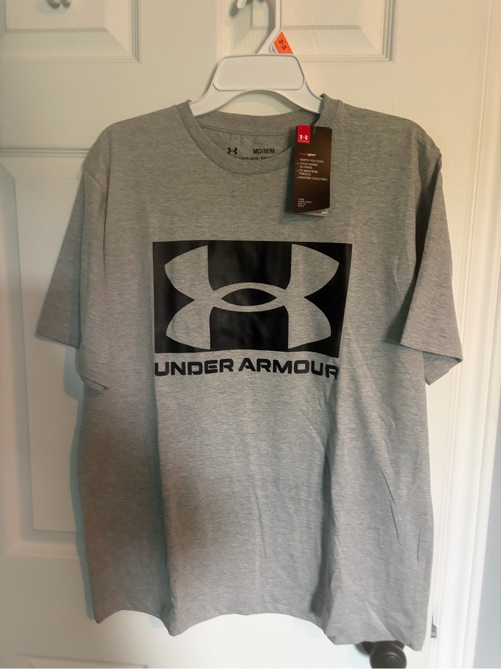 Under Armour Grey Short Sleeve Logo Tee